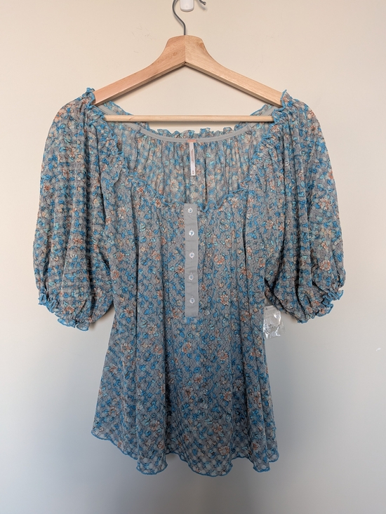 Free People Tops - Free People Floral Astra Peasant Top